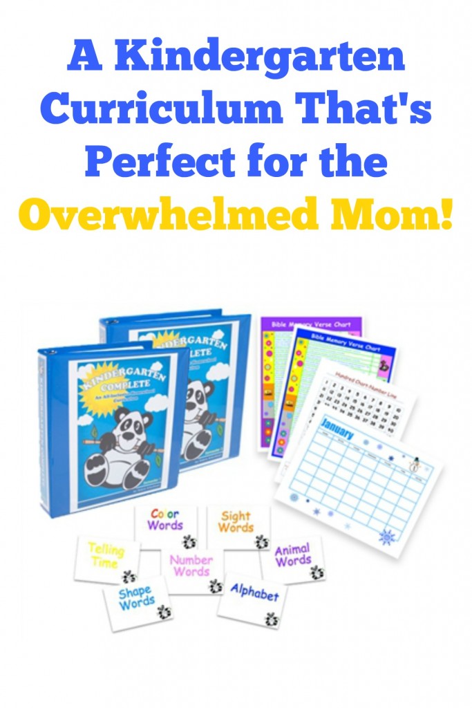 Perfect Kindergarten Curriculum for the overwhelmed homeschooling mom