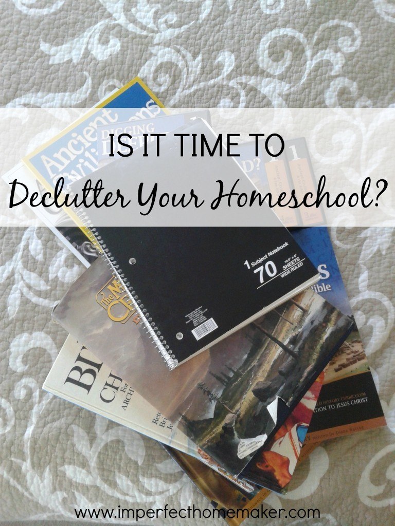 Decluttering Your Homeschool