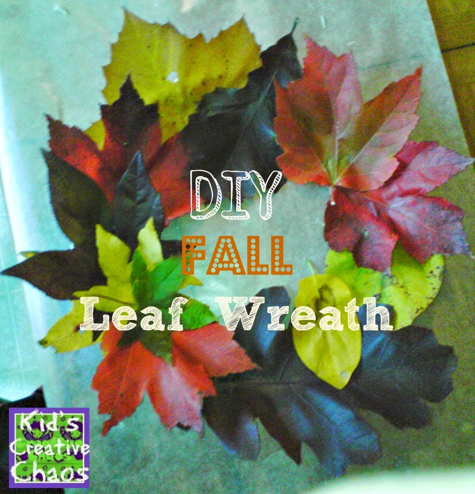 Easy Fall Leaf Wreath