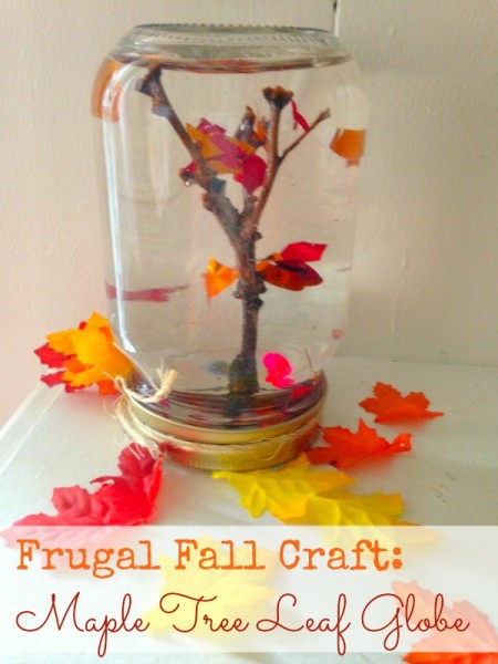 Maple Leaf Globe Craft