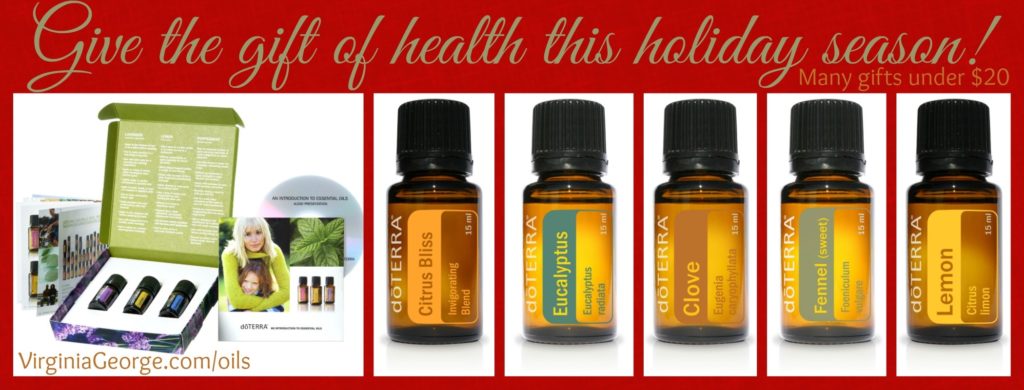 doTERRA essential oils for Christmas!  Great idea for the natural health enthusiast
