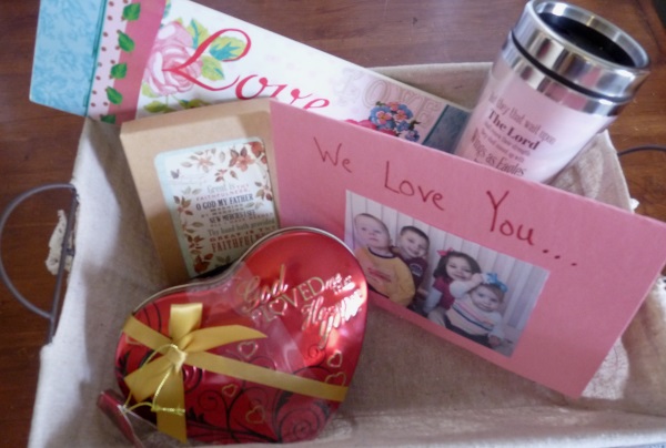 Valentine's Day Gift Basket for Grandparents