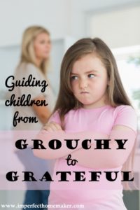 Are your kids always whining and complaining? Help redirect them to an attitude of gratefulness with these tips!