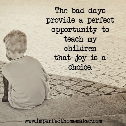 Why the bad days are really the best days