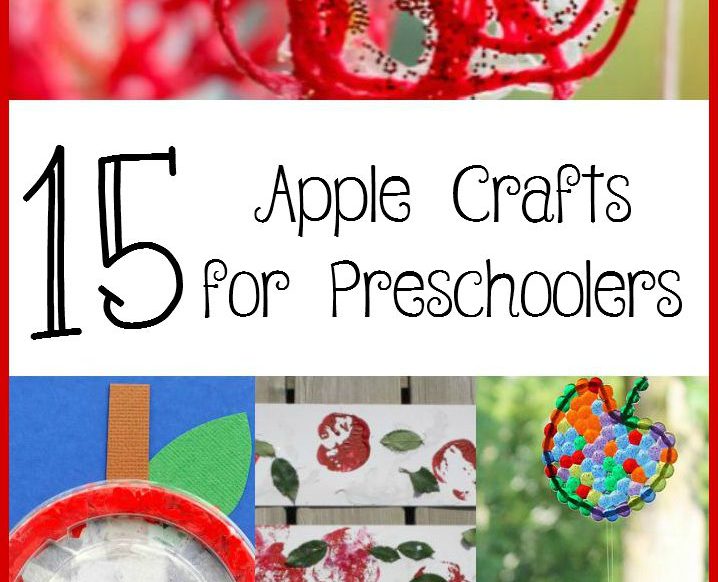 apple crafts for preschoolers | from @mbream