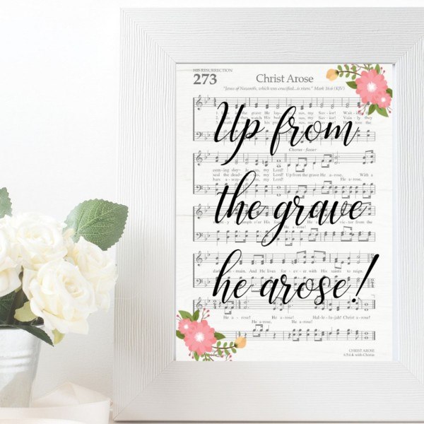 up from the grave he arose hymn art